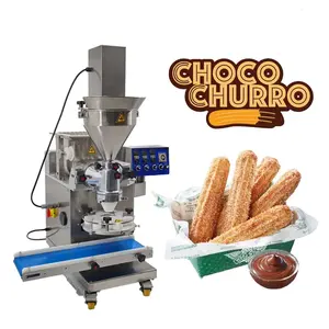 Mesin pembentuk churro tulumba baja tahan karat Food grade mesin pembuat mochi bola nasi bercahaya