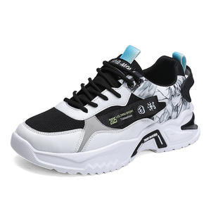 Nouvelles chaussures de sport respirantes en maille pour hommes, chaussures blanches tendance, chaussures de course et de loisirs pour hommes à tige haute - Product Image 6