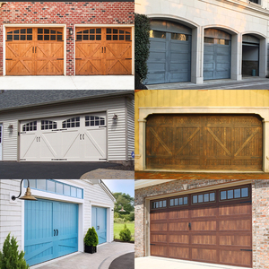 Puerta <span class=keywords><strong>de</strong></span> Garaje <span class=keywords><strong>de</strong></span> Madera Sólida <span class=keywords><strong>de</strong></span> Alta Gama, Artística, Minimalista, Personalizada, con Aislamiento Acústico, para Residencias Modernas <span class=keywords><strong>de</strong></span> Lujo - Product Image 6