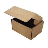 Caja de Cartón Corrugado Kraft Desechable para Empacar, Caja de Cartón Corrugado Impresa para Envíos, Cajas de Envío con Logotipo Personalizado