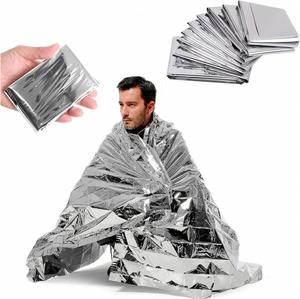 Couverture de survie portable d'urgence pour usage extérieur occasionnel 130*210 – Support OEM pour équipement de camping et d'escalade en voiture - Product Image 1