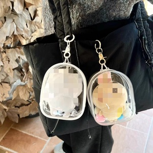 Bolsa Transparente de PVC para Joyas, Llavero Portátil, Estuche de Almacenamiento con Cremallera para Coleccionables, Colgante para Caja Sorpresa - Product Image 5