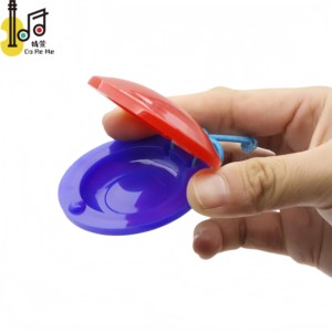 Logo <span class=keywords><strong>de</strong></span> conception personnelle à bas prix avec castagnettes colorées <span class=keywords><strong>de</strong></span> haute qualité pour les enfants jouent à l'extérieur et en <span class=keywords><strong>famille</strong></span> à la maison - Product Image 2