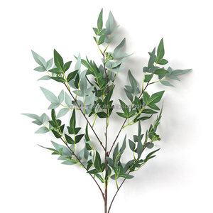 E-799 Precios Bajos Planta Artificial de Primera Calidad, Hierba Verde, Flores Artificiales, <span class=keywords><strong>Nandina</strong></span> Domestica Artificial - Product Image 4