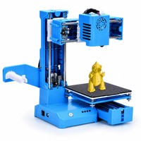 Printer 3D Mini K9 Baru, Printer 3D FDM Entry-level, K9 Compact Plug and Play, Magnetic Bed, USB, Kartu TF, Hadiah untuk Pemula dan Anak-anak