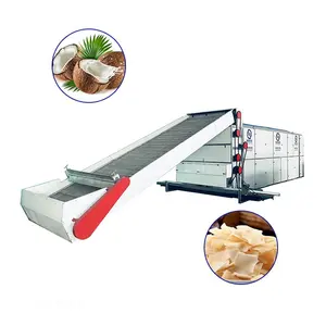 Coconut Drying Machine for Food Industrial Gas Electric Mesh Belt Copra Dryer