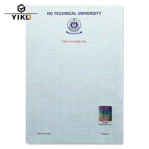 Custom Diploma Security Watermark Certificate With Hologram Stamping Anti-Fake Degree Certificate Paper CustomizedPrinting