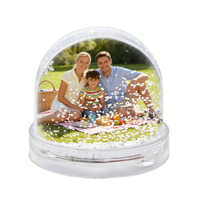 Globo de Nieve de Plástico con Foto Personalizada, Globo de <span class=keywords><strong>Agua</strong></span> para Recuerdos de Playa, Decoración <span class=keywords><strong>del</strong></span> Hogar y Regalos Personalizados - Product Image 4