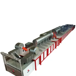 Línea de producción de ladrillos sinterizados compacta y eficiente con salida de alta calidad para la fabricación a pequeña escala
