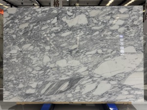 Dalle de marbre blanc Arabescato naturel d'Italie de haute qualité pour la décoration des sols et des murs - Product Image 2