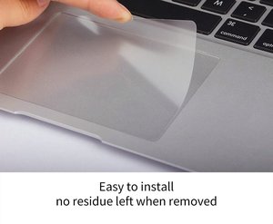 Peau de couverture de protection de pavé tactile anti-rayures mat transparent pour MacBook Air 13.3 pouces A1466 A1369 (version 2010-2017) - Product Image 2