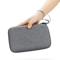 Étui de transport portable en EVA rigide pour appareils électroniques, organiseur technique, étui de rangement pour câbles USB, étui étanche avec fermeture éclair, boîte pour gadgets numériques