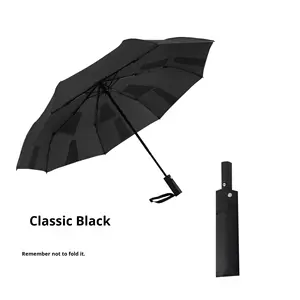 <span class=keywords><strong>Parapluie</strong></span> publicitaire pliable instantané grand format à <span class=keywords><strong>fermeture</strong></span> <span class=keywords><strong>automatique</strong></span> à un bouton, avec logo imprimé, double usage, pour hommes et couples, en nylon 190T - Product Image 2