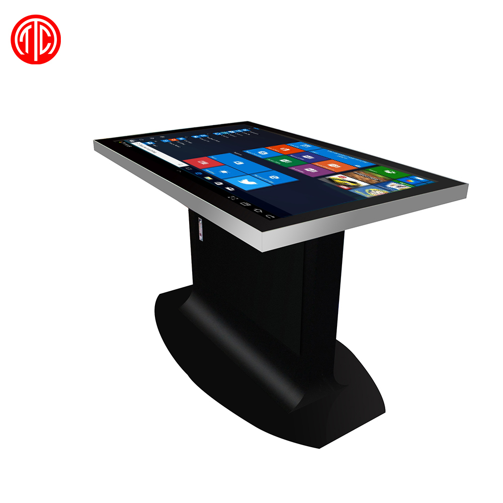 4K all in one PC System 43 inch waterproof smart multi touch screen game table high resolution kiosk liquid Crystal Display Advertising