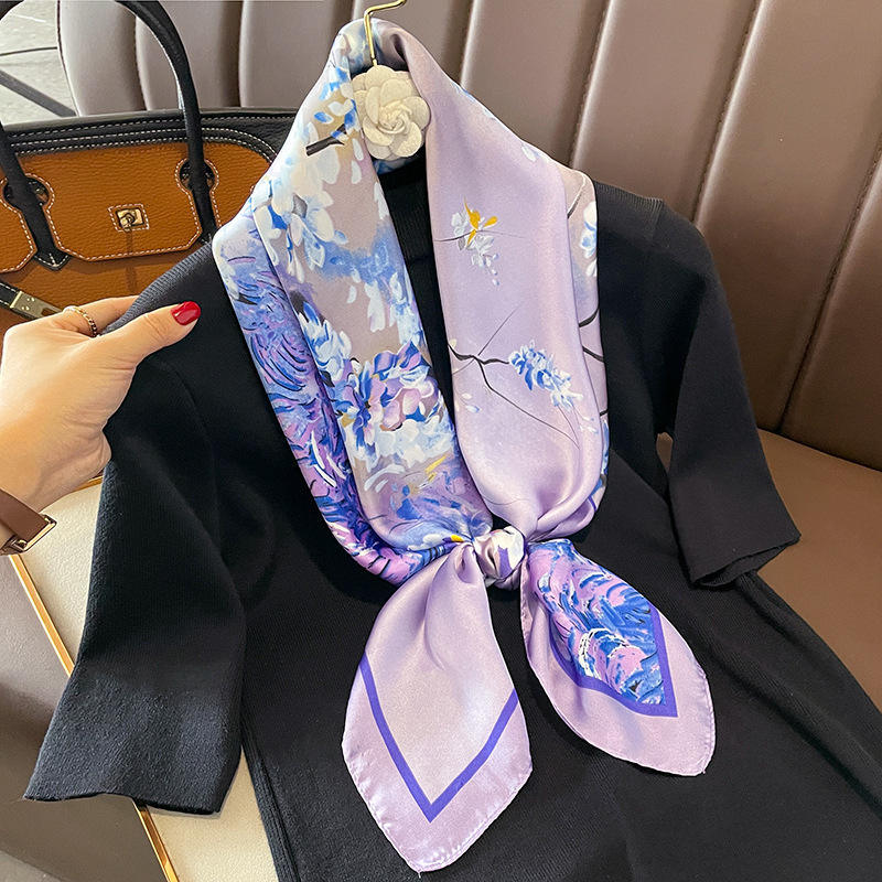 Violet pastel doux - 90*90cm