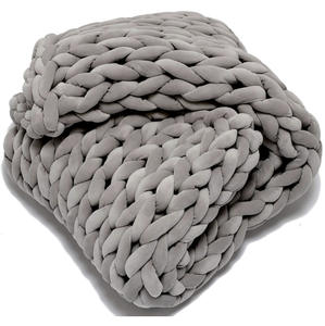 Fil à tricoter pour couverture épaisse, fil géant tubulaire doux et lavable pour tissage, artisanat, crochet, maison pour animaux <span class=keywords><strong>de</strong></span> compagnie 500g 2cm - Product Image 3
