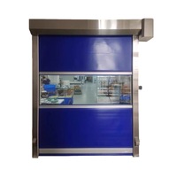 Porte à enroulement rapide en PVC sur mesure, porte automatique à capteur rapide sur mesure pour usine alimentaire, atelier, étanchéité anti-poussière