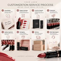 Rouge à lèvres à haute pigmentation, texture lisse, longue tenue, anti-transfert, maquillage, marque privée, OEM, ODM, cosmétique