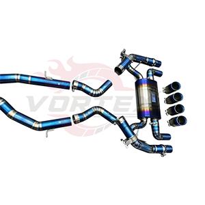 ระบบท่อไอเสียแบบเต็มระบบ Vortex Premium Grade Gradient Blue Titanium Valvetronic ประสิทธิภาพสูง เชื่อมด้วยวิธี TIG พร้อมปลายท่อแบบ Quad สำหรับ M2 F87 - Product Image 3