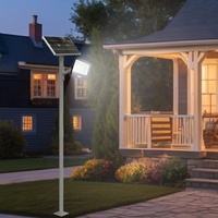 Reflector Solar LED de Alta Calidad para Exteriores IP65 de 30W-120W con Ángulo de Haz Ajustable