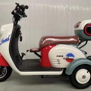 Tricycle électrique certifié CEE à trois places, type carrosserie ouverte, 500W, 48V, pour passagers - Product Image 3