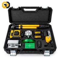 Niveau laser vert 4D GUANDE 16 lignes 505-520nm, outil d'alignement industriel électronique auto-nivelant avec trépied