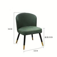 Conjunto de Sofá y Bancos de Terciopelo para Restaurante, Mesa y Sillas de Madera para Cafetería o Restaurante de Comida Rápida