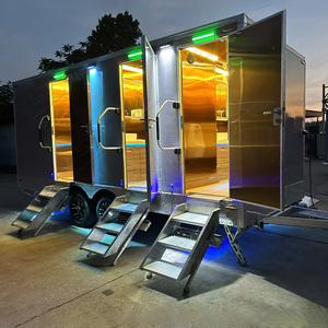 Baños Móviles en Remolque, Diseño de Baños Accesibles para Discapacitados, Duraderos y Ecológicos para Eventos de Construcción al Aire Libre y Uso Público - Product Image 1