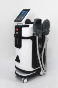 Máquina de Escultura Corporal EMS de 4 Manijas, Entrenador Muscular Profesional para Tonificar Abdomen, Glúteos, Brazos y Piernas, Diseño Vertical - Product Image 3