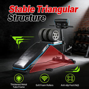 Banc d'exercices inclinable et réglable pour abdominaux et développement des jambes, capacité de charge 120 kg, vente en gros - Product Image 5