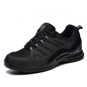 <span class=keywords><strong>Scarpe</strong></span> <span class=keywords><strong>Antinfortunistiche</strong></span> Traspiranti da Lavoro con Punta in Acciaio per Uomo, Modello Casual Nero in Rete - Product Image 1