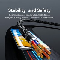 ESSAGER - Cable de Datos Tipo C a Tipo C de 2 m y 240 W con Carga Rápida y Pantalla Digital