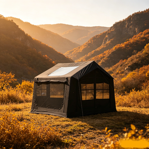 Carpa Inflable de Algodón TC de 8 <span class=keywords><strong>Metros</strong></span> Cuadrados, con Múltiples Ventanas, Transpirable, con Temperatura Constante, Carpa de Lujo para Acampar al Aire Libre - Product Image 6