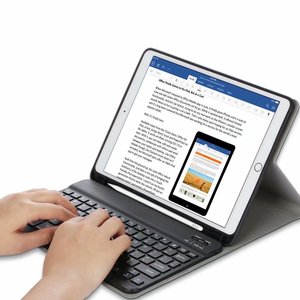 PU étui à rabat en cuir avec clavier pour <span class=keywords><strong>Apple</strong></span> <span class=keywords><strong>ipad</strong></span> 8 <span class=keywords><strong>10</strong></span>.2 pouces 2020 - Product Image 5