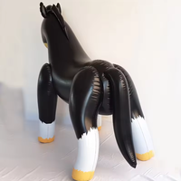 Cheval modèle gonflable en PVC personnalisable cheval jouet gonflable pour enfants à vendre
