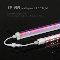 Lampe de croissance LED d'intérieur 18W/36W pour plantes hydroponiques IP66 avec spectre RVB et corps en aluminium émis par Veg et Bloom rouge