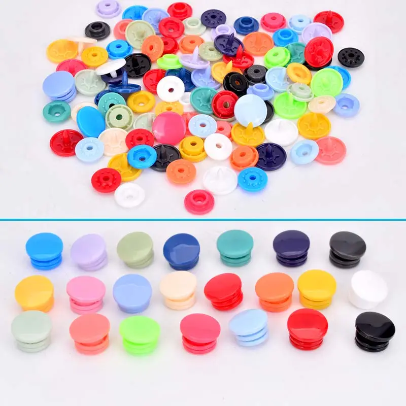 Factory Sale High Quality T5 Plastic Snap Buttons 22 Colors Eco-Friendly Press Buckle Wholesale