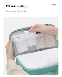 Organizador de Viaje de Moda 2026 de Calidad Premium, Bolsa Impermeable de Gran Capacidad con Asa, Perfecta para Gimnasio, Hotel y Uso Doméstico - Product Image 3