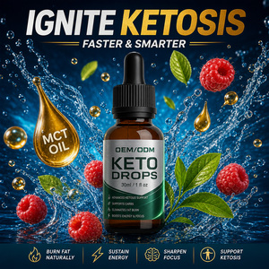 OEM/ODM Gotas Keto para el Metabolismo Diario e Hidratación, Suplemento Dietético Líquido Electrolítico BHB para Adelgazar, para Adultos y Mujeres - Product Image 3