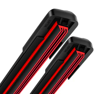 Ücretsiz Numune Çift Ön Çerçevesiz Cam Sileceği HD Dört Kauçuk Silecek Araba Sileceği - Product Image 4