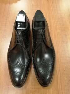 Chaussures <span class=keywords><strong>Homme</strong></span> de Luxe en Cuir de Veau Oxford Business Fait Main Derby <span class=keywords><strong>Homme</strong></span> Cousues Goodyear Italiennes Formelles pour Mariage et Soirée - Product Image 2