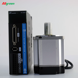 Kit de servomoteur CNC Allgreen 80mm 750W 220V 3A 2.39N.m 3000RPM 17 bits à valeur absolue avec driver 80M02430B +LC10P-750 - Product Image 1