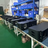 Système audio DSZ à large bande passante, double haut-parleur de 15 pouces, 800 W, pour scène extérieure et performance intérieure