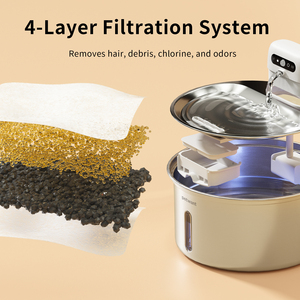 Portátil Automático Elétrico Pet Water Dispenser Cat Fountain Água Potável Alimentador Elétrico Pet Cat Bowls & Feeders - Product Image 6