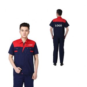 Promotion Workwear Worker Uniform Summer Custom Repair <b>Welding</b> Worker <b>Shirt</b> Suit for Corporate - Product Image 1