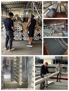 Đôi theo dõi tốc độ cao nhôm cán cửa thông minh điều khiển từ xa Windproof an ninh cửa nhà để xe hiện đại được thiết kế nhà để xe - Product Image 4