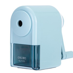 Deli Pencil Sharpener 71171 Manual Plastic Geometric Design For School Office Use - Product Image 5