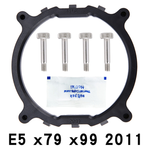 Air CPU cooler LGA 2011 computadora CPU fan 3pin E5 placa base iluminada Quiet <span class=keywords><strong>Desktop</strong></span> PC para X79 X99 2099 - Product Image 2