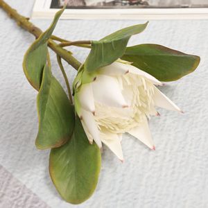 Soie Roi Champagne 3D Fleur Artificielle pour Mariage Décor À La Maison et Noël Graduation Pièce Maîtresse Fleurs En Gros - Product Image 6