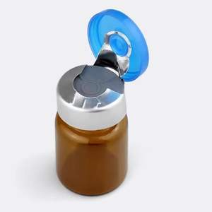 Flacons vides stériles de 10ml avec port d'injection <span class=keywords><strong>auto</strong></span>-cicatrisant avec bouchon en plastique aluminium bouteille de réactifs de flacon en verre vide scellé - Product Image 6